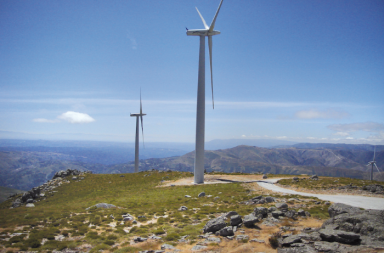 Windpark der Energiekontor AG in Portugal © Pressefoto Energiekontor AG