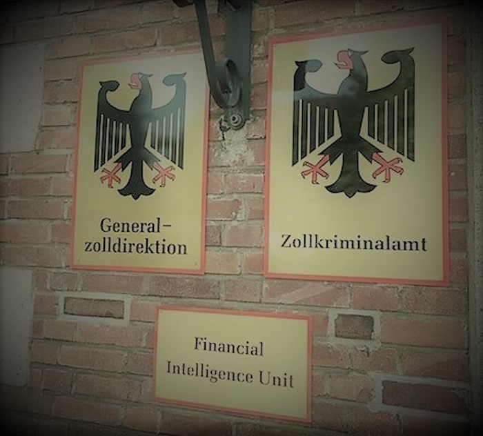 Eingang der Financial Intelligence Unit beim Zoll in Köln © Gewerkschaft der Polizei