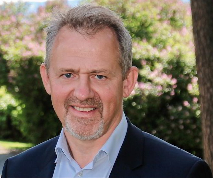 Ole Heggheim, Chef und Co-Gründer von Wind Catching Systems AS, hat eine neue schwimmende Offshore-Windkraftanlage entwickelt © Pressefoto Wind Catching Systems AS aus Lysaker in Norwegen