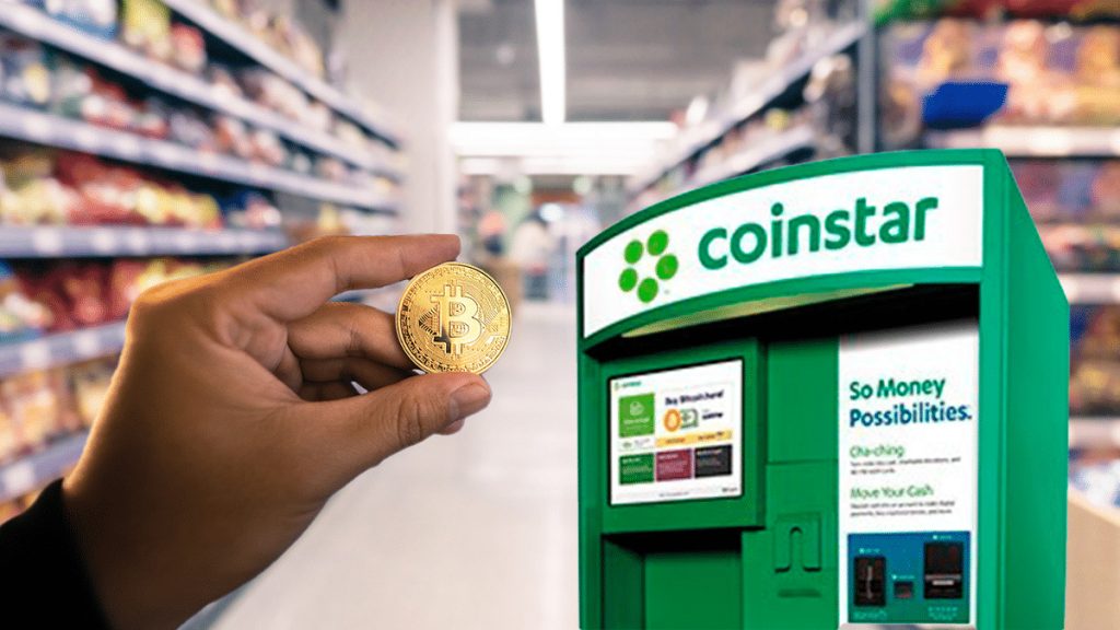 Ein Bitcoin-Automat von Coinstar