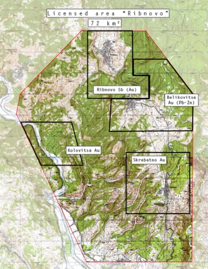 Wolfs Mine in Bulgarien: Die Förderung von Osmium findet gemeinsam mit Platin statt. Dabei sind in 10.000 Tonnen Platinerz nur 30 Gramm Osmium enthalten. Die Trennung der Metalle ist komplex und teuer © Osmium-Institut zur Inverkehrbringung und Zertifizierung von Osmium GmbH