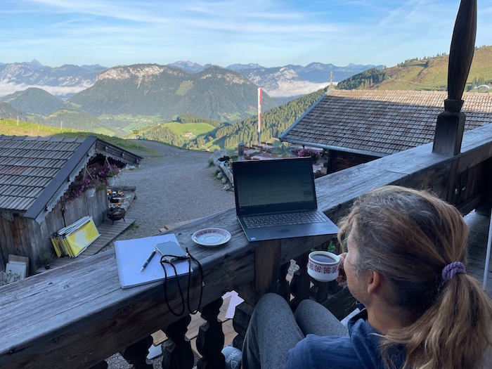 Workation am Wilden Kaiser in den Kitzbüheler Alpen in Tirol in Österreich © Pressefoto Workation am Wilden Kaiser in den Kitzbüheler Alpen in Tirol in Österreich © Pressefoto Tourismus Wilder Kaiser