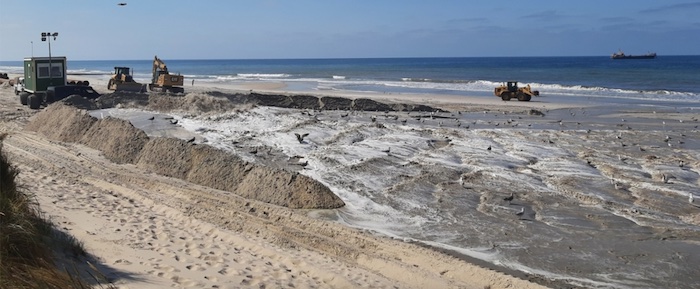 Sandaufspülungen auf Sylt © O.Martens/Landesbetrieb für Küstenschutz, Nationalpark und Meeresschutz Schleswig-Holstein (LKN.SH)