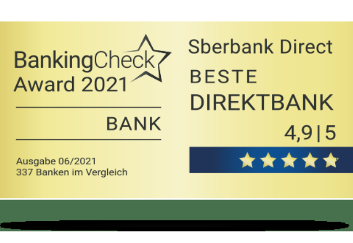 Sberbank - Deutschlands bester Kundendienst 2021