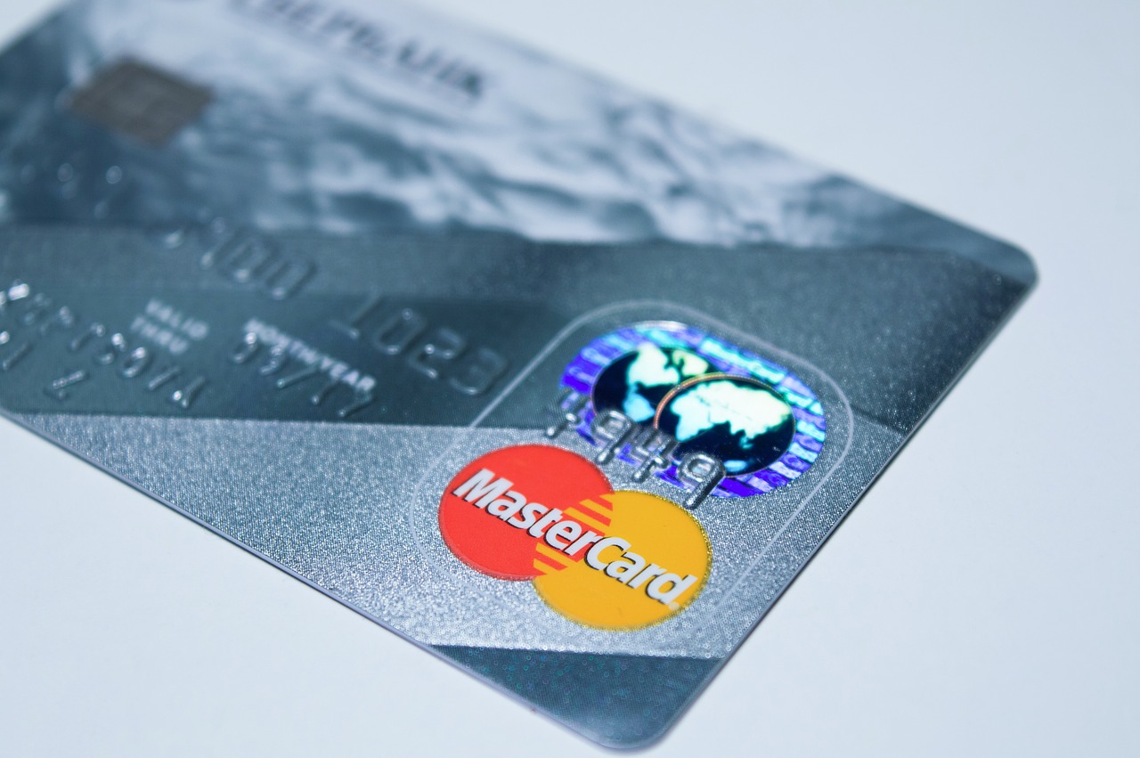 Eine Kreditkarte von Mastercard