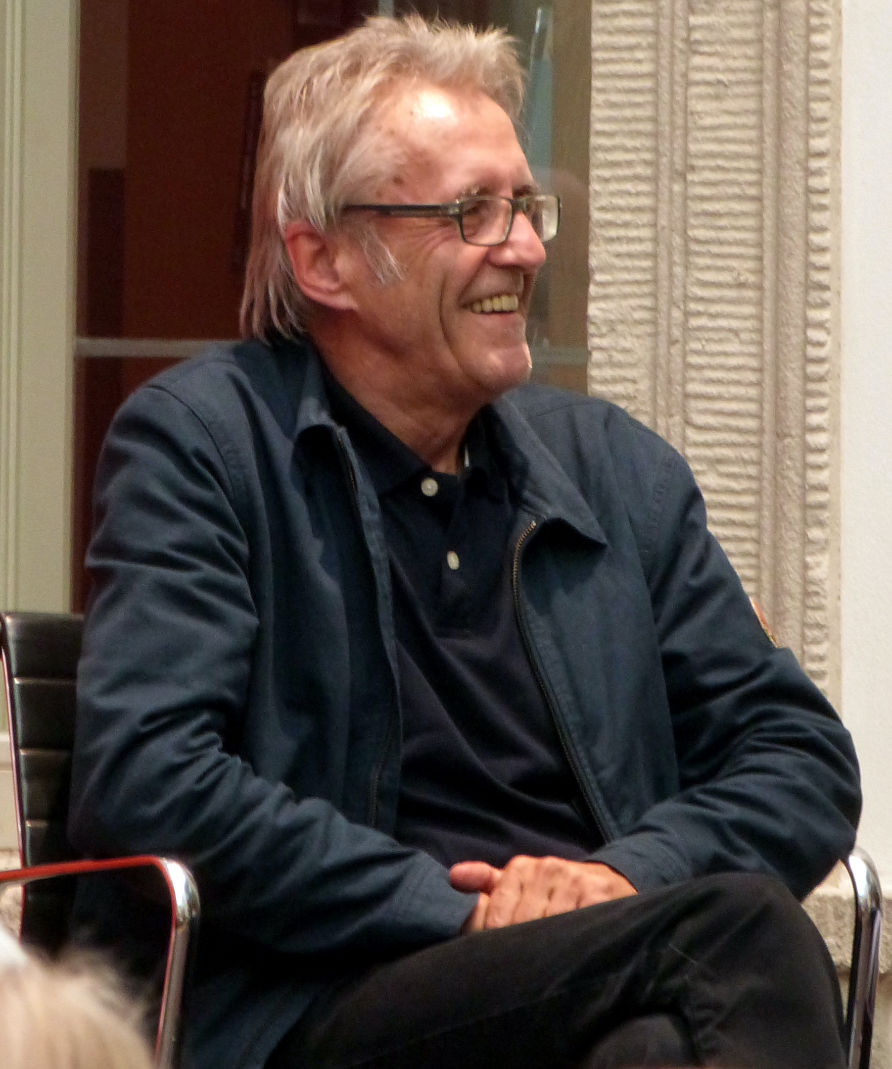 Der Autor und Kulturmanager Klaus Kufeld bei einer Diskussionsrunde auf dem Erlanger Poetenfest am 27. August 2017 © Wikimedia.org/eigenes Werk/Don Manfredo