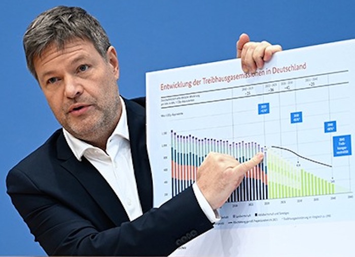 Vizekanzler und Wirtschafts- und Klimaschutzminister Robert Habeck (52) auf der Pressekonferenz am 11. Januar 2011 in Berlin © 2022 BUNDESMINISTERIUM FÜR WIRTSCHAFT UND KLIMASCHUTZ