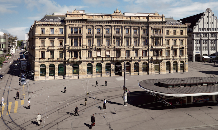 20 Jahre nach ihrer Gründung am 16. Juli 1856 bezog die Credit Suisse AG am 25. September 1876 nach dreijähriger Bauzeit ihre heutige Zentrale Paradeplatz 8 in Zürich © Pressefoto 2019 | Credit Suisse Group Zurich