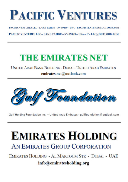 Auswahl von mutmaßlichen Investment-Betrugsfirmen in Dubai © Staatsanwaltschaft Kaiserslautern, Rheinland-Pfalz