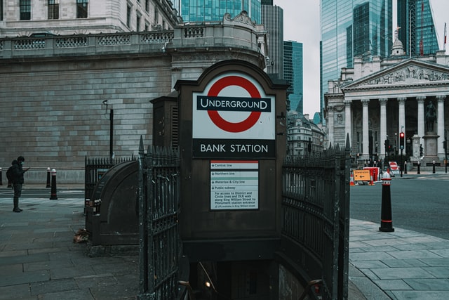 Bank of England (im Hintergrund) in London
