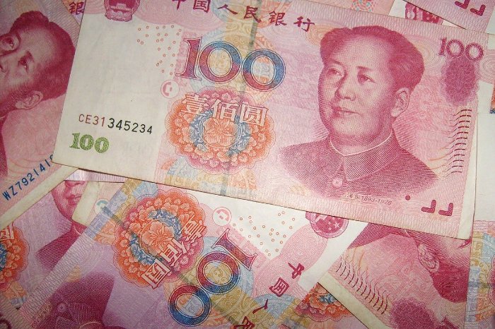 China mit dem Yuan (Renminbi)