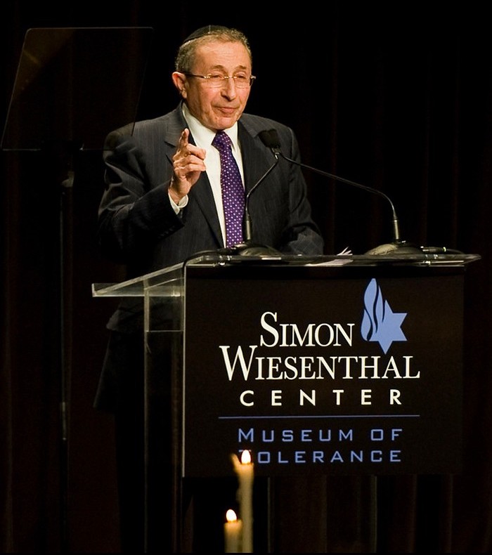 Rabbiner Marvin Hier gründete 1977 in Los Angeles das Simon Wiesenthal Center. © Facebook.com/simonwiesenthalcenter