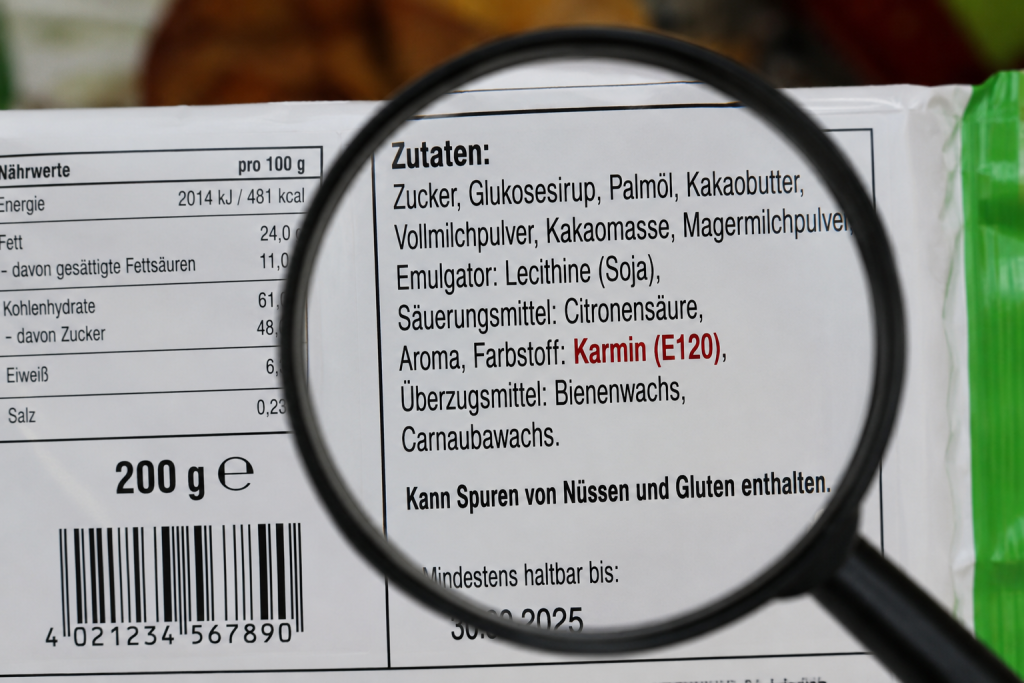 Insekten in Lebensmitteln