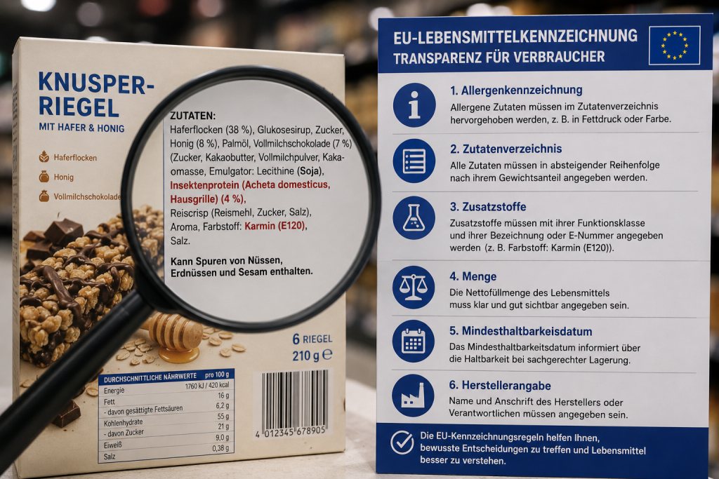 Lebensmittel-Blacklist - Insekten auf der Zutatenliste