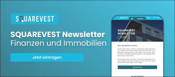 Squarevest Newsletter - Anmeldung