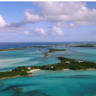 Karibik Insel Little Pipe Cay von oben - Foto © Engel & Völkers Bahamas
