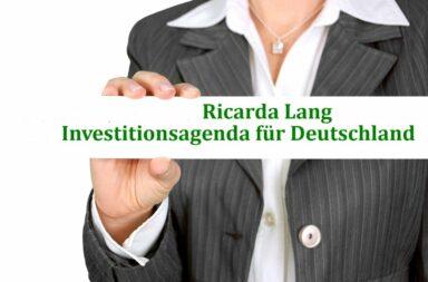 Ricarda Lang - der Grüne Wirtschaftsplan für den Aufschwung in Deutschland - nur Plattitüden