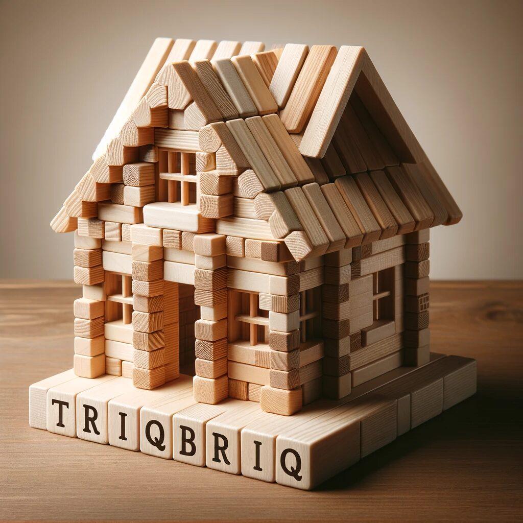 TRIQBRIQ stellt Holzbausteine für den Bau klimaneutraler Gebäude her. 