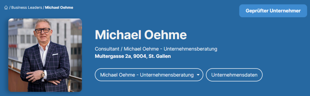 Michael Oehme - Unternehmensberatung (Business Leaders)