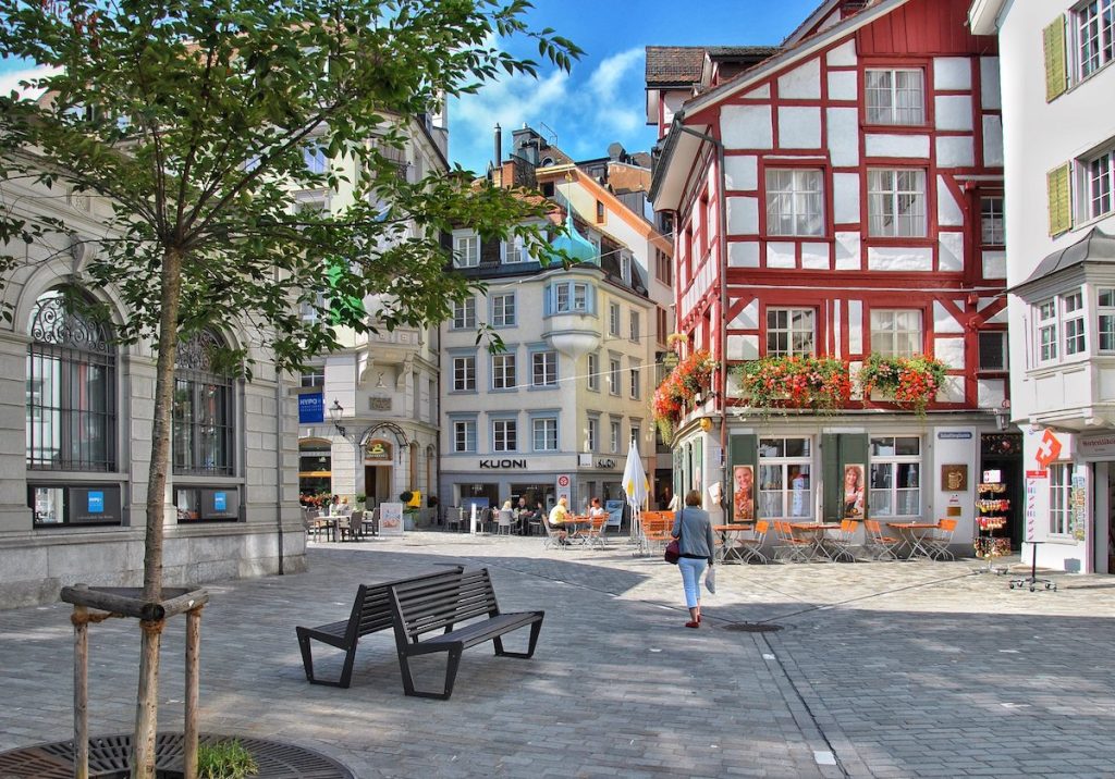 St. Gallen Altstadt im März 2020 © pixabay/Duernsteiner
