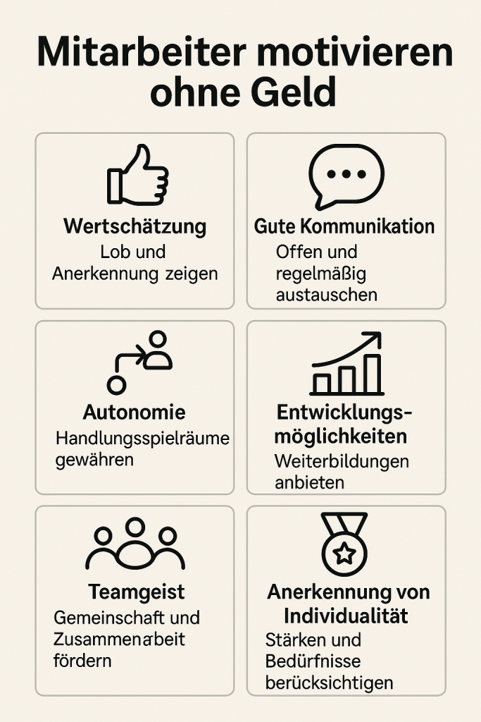 MITARBEITER MOTIVIEREN OHNE GELD