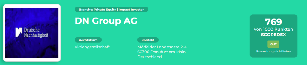 DN Group AG - Aktie: Analyse, Bewertung - SCOREDEX