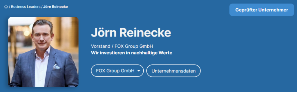 Jörn Reinecke - FOX Group