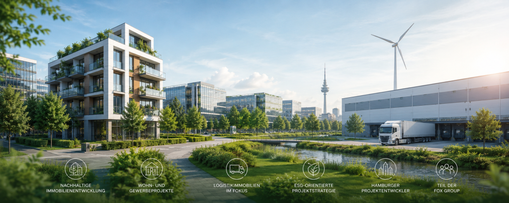 FOX Real Estate - Nachhaltige Immobilienentwicklung mit Fokus auf Wohn-, Gewerbe- und Logistikprojekte