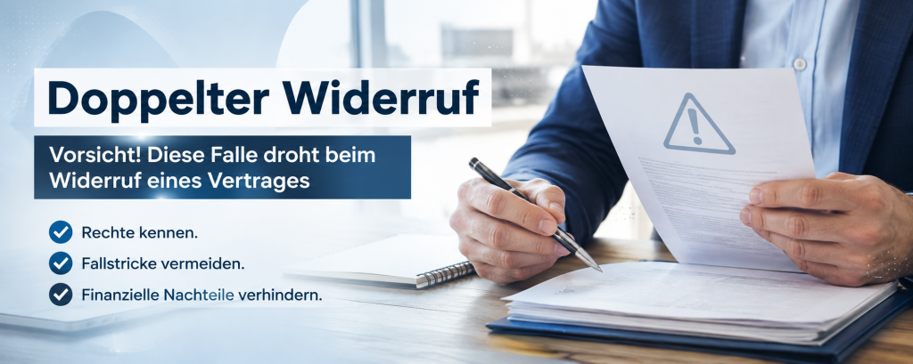 Doppelter Widerruf möglich? Vorsicht! Diese Falle droht beim Widerruf eines Vertrages