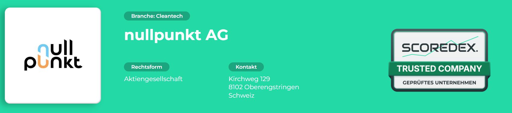 Scoredex Nullpunkt AG