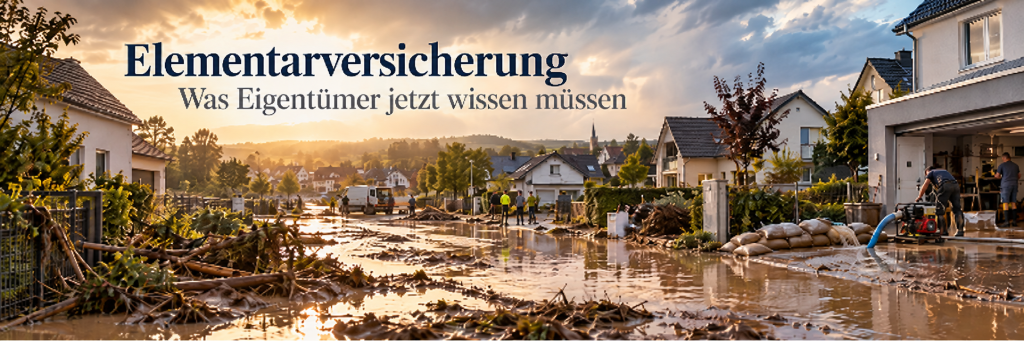 Elementarversicherung - Neue Pflicht für Hausbesitzer