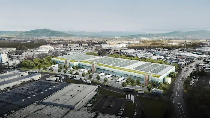 Modell des DFI Zukunftsparks Oberrhein Im Wöhr 2 in Rastatt in Baden-Württemberg © EV Digital Invest AG