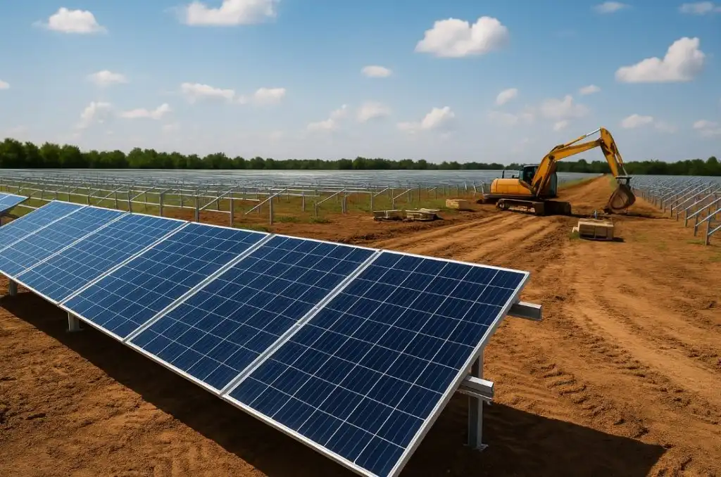 Energiewende - Solarparks in Deutschland