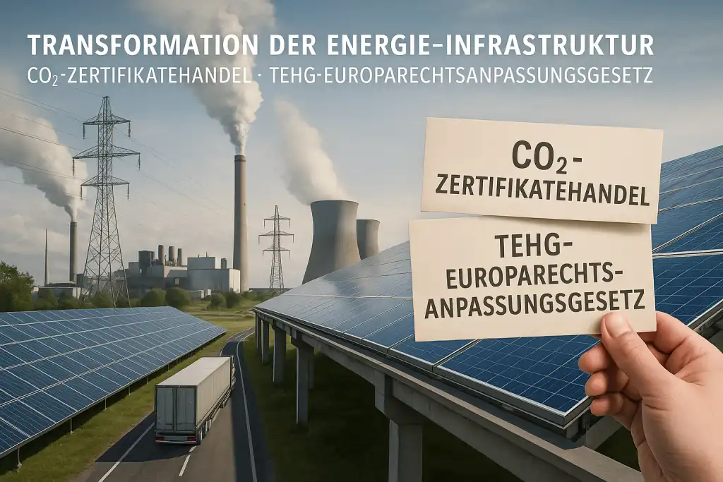 Transformation der Energie-Infrastruktur - CO₂-Zertifikatehandel - TEHG-Europarechtsanpassungsgesetz