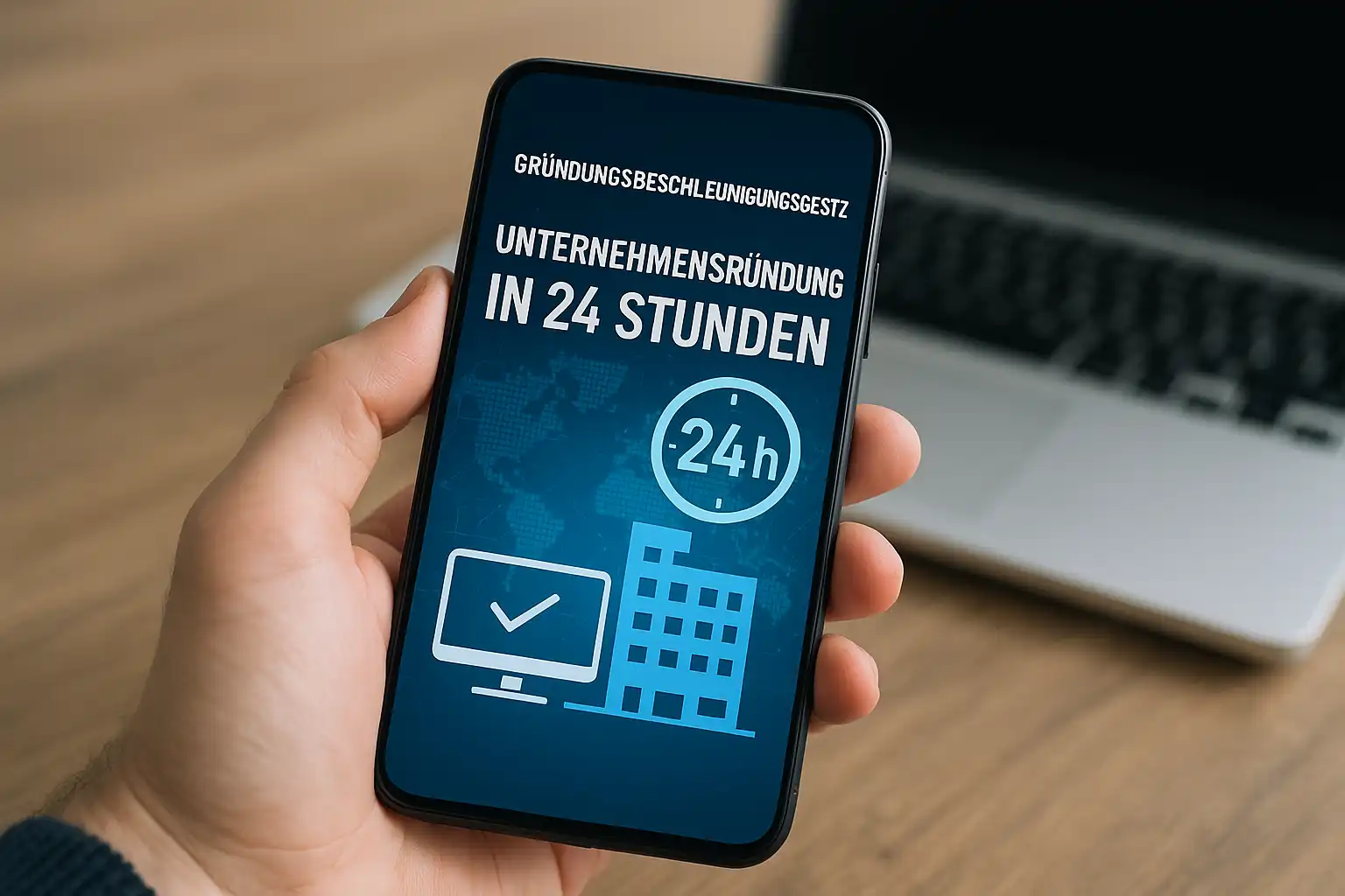 Unternehmensgründung in 24 Stunden - One-Stop-Portal - Informationen zum geplanten Gründungsbeschleunigungsgesetz