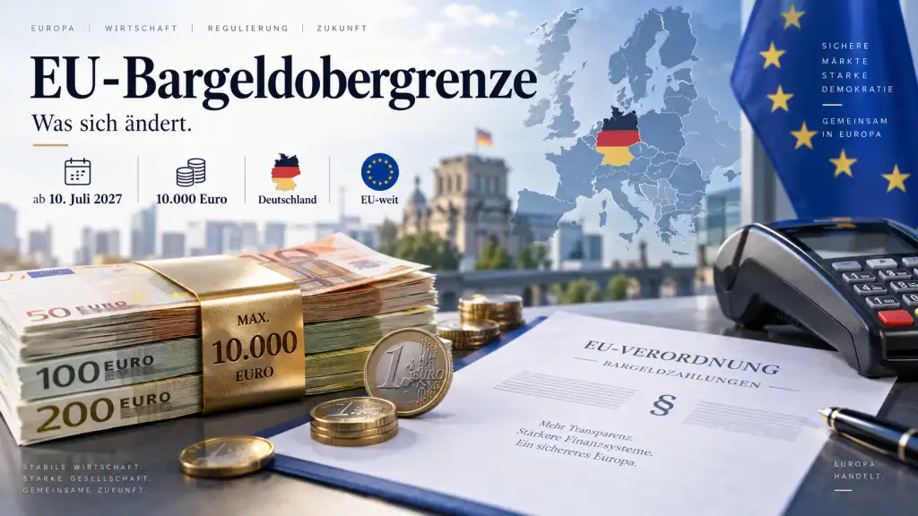 EU-Bargeldobergrenze: Was sich in Deutschland ändert