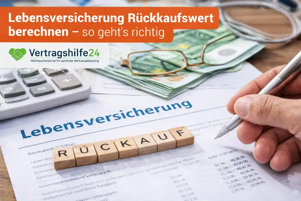 Lebensversicherung Rückkaufswert berechnen – so geht’s richtig - Vertragshilfe24