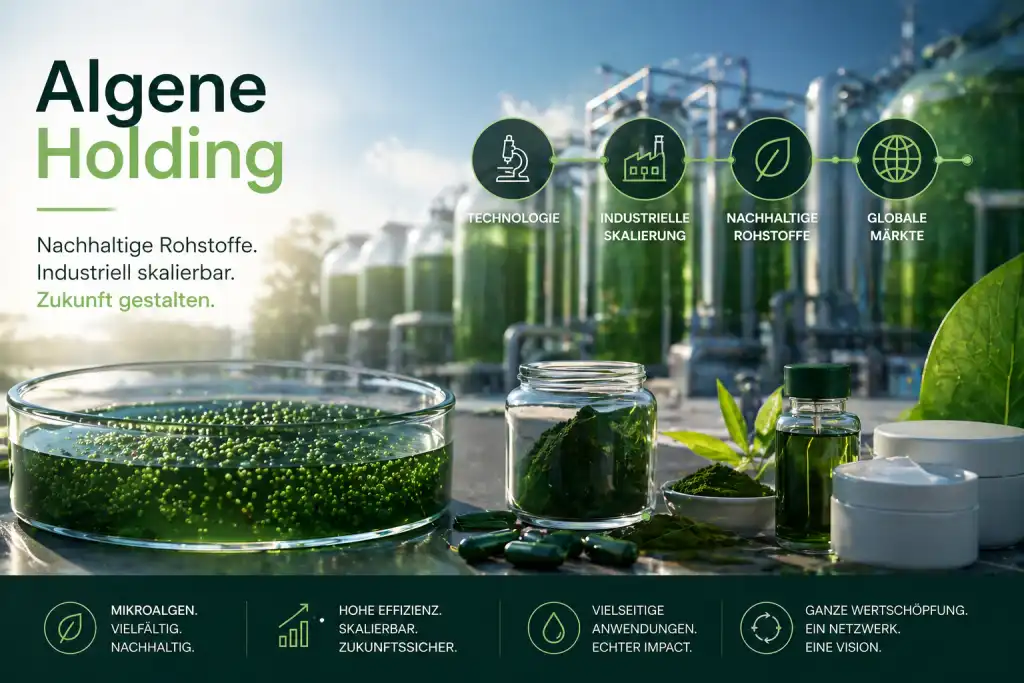 Algene Holding SE: - Zukunft der Mikroalgen