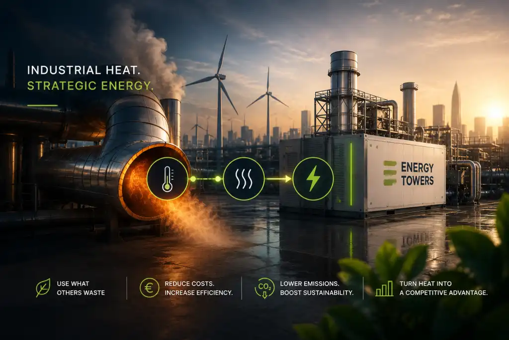 ENERGY TOWERS Holding AG: Wie industrielle Abwärme zum strategischen Energiefaktor werden könnte